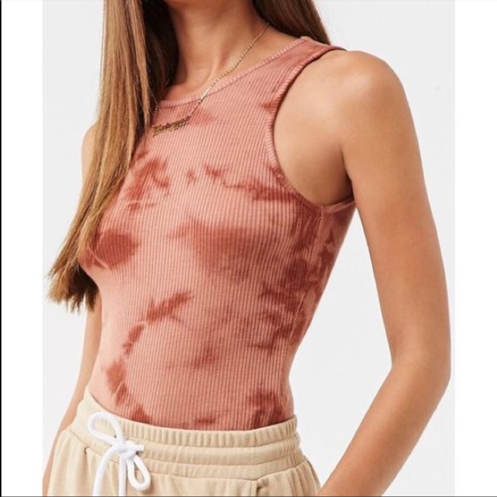 Two tie dye bodysuits